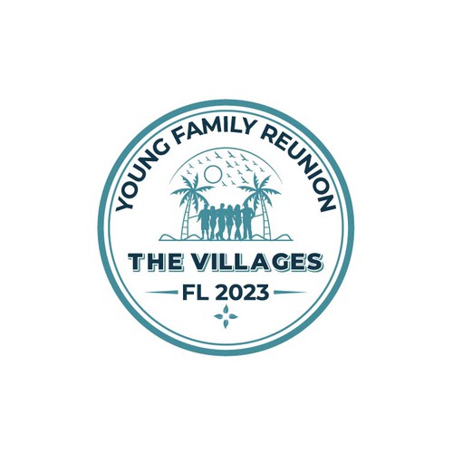 Design a sticker for a large family reunion in The Villages, FL Design by Creative Sakib