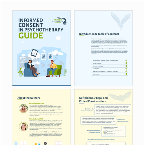 Informed Consent in Psychotherapy Guide Design by MNoriega