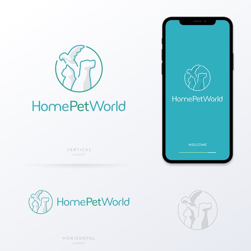 Brand for retail pet products Design by designing.infinity