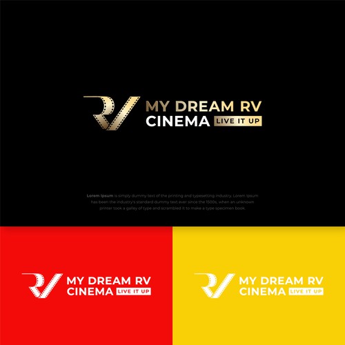 RV COMPANY EXPANDS INTO MOVIES AND PRODUCTION . NEED TO BLEND TO EXISTING LOGO Design by CreativeJAC