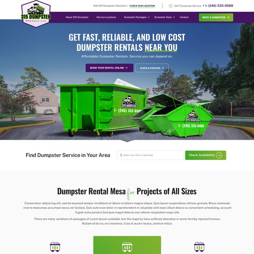 Dumpster Rentals Design réalisé par Aj3664