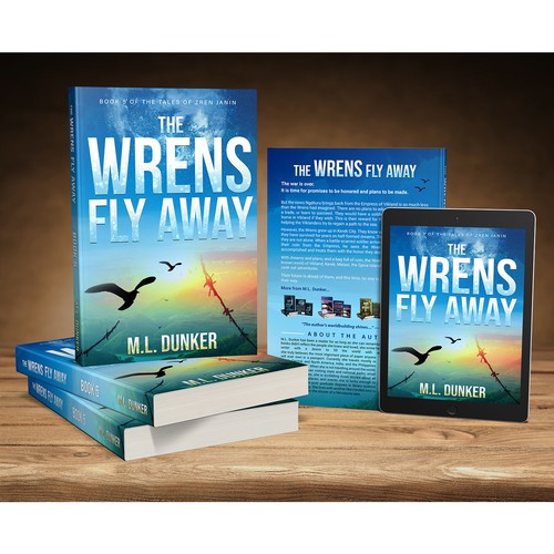 Cover Contest For A Fiction Series The Wrens Fly Away - Book 5 Ontwerp door Kareem.S