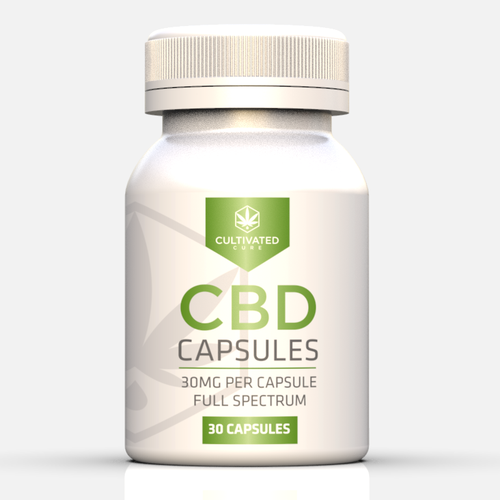 Label design for a CBD product Design by HARIS_DESIGN20_17