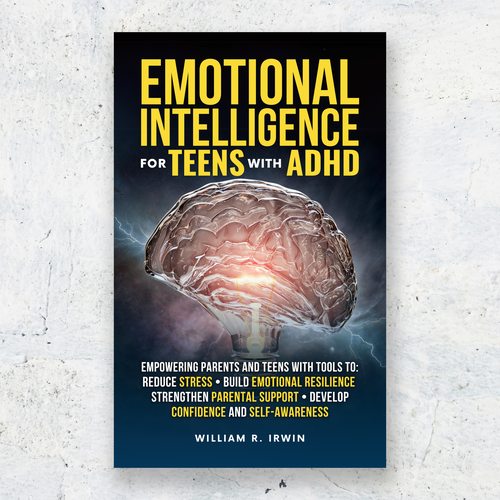 E-Book Cover Design for an Optimistic approach to addressing ADHD Design by DemokooDesign