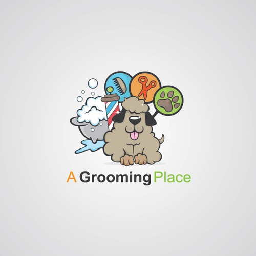 Create A Captivating Dog Grooming Logo That's Cute, Memorable, And Will ...