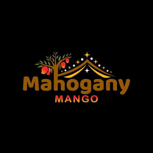 Mahogany Mango, Glow in the Dark Supplies, Festival, Glamping/Camping and Kids Room Fun Market Design by THE DESIGNSTER