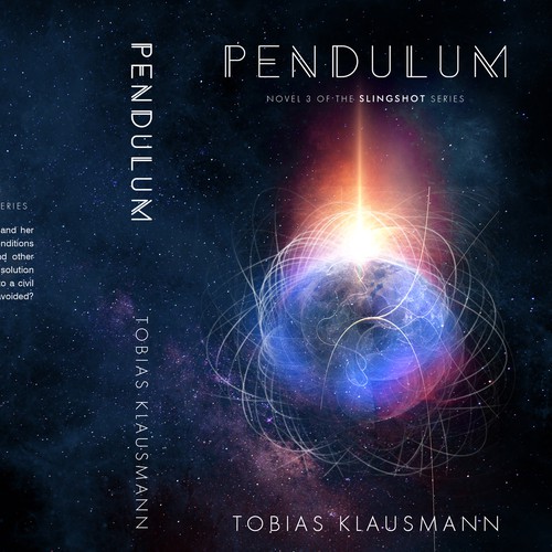 Book cover for SF novel "Pendulum" Réalisé par JCNB