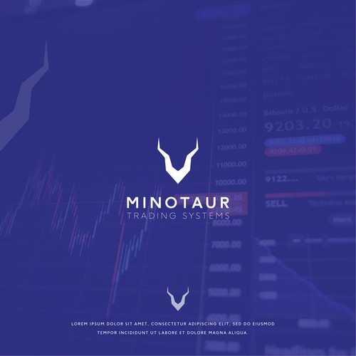 Powerful bull inspired logo for automated trading systems Design von MoVision™