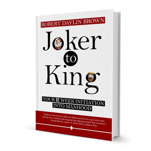 Create a bold and unique cover for a book teaching the lessons of manhood. Design by kostis Pavlou