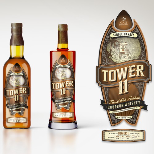 Design a new California Whiskey Label Design by ROCKET AJ. Espinosa