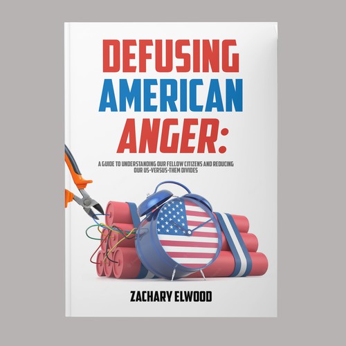 Cover for a book aimed at reducing American political anger Design by Windmill Designer™