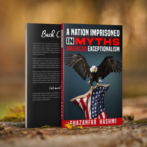 American Exceptionalism - A Nation Imprisoned in Myths - Book Cover Design by Nicholas Crasta