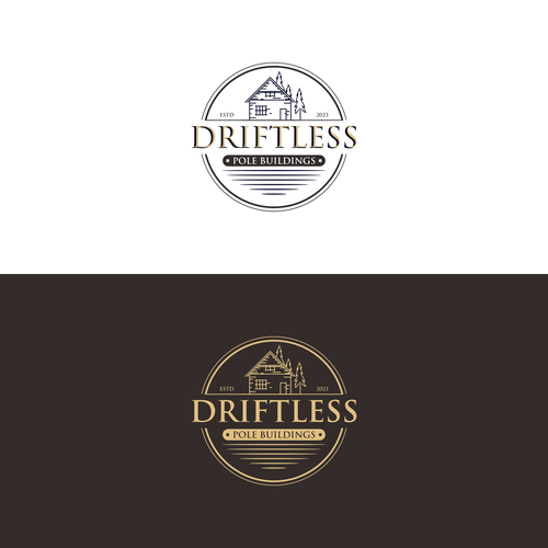 Picturesque pole building logo Design by MoeYec