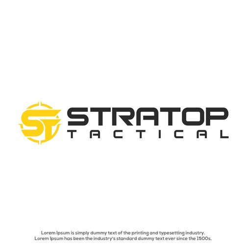 Tactical gun and gear company logo design | StratOp Tactical Design by SPECTAGRAPH