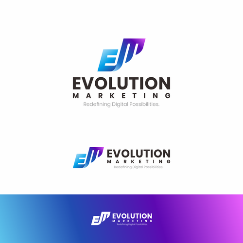 Evolution Marketing Logo Needed with future work Design by KA!