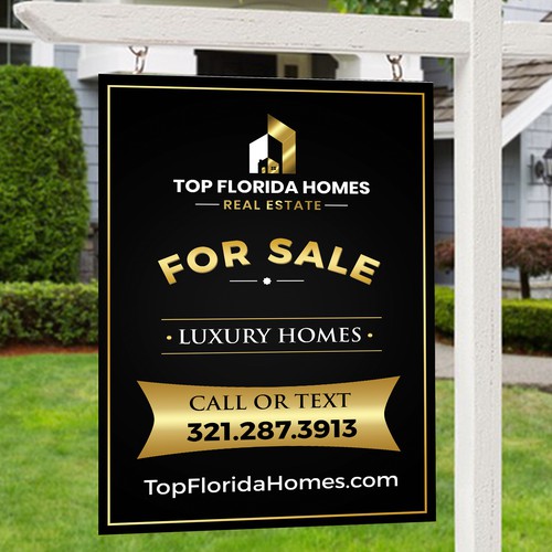 Yard Sign for Real Estate Brokerage Réalisé par radhekrishna