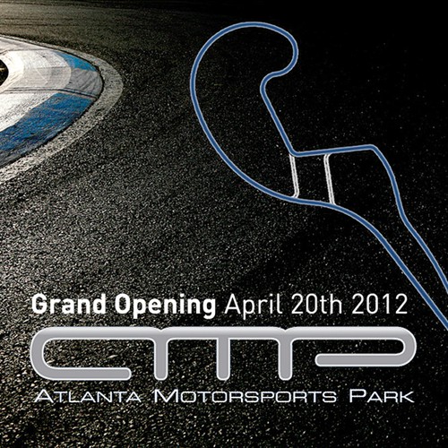 Decal sign for opening day at motorsports club track Design by vontoruen