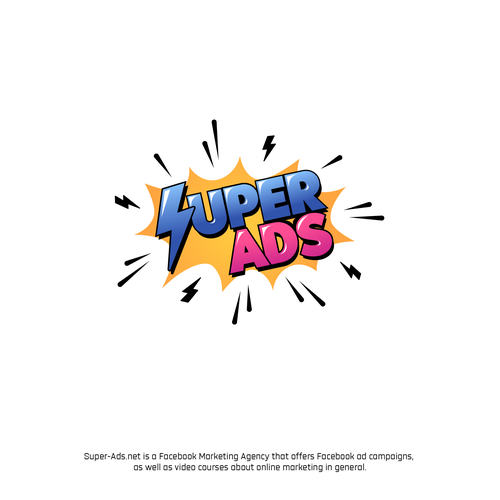 Comic Book like Super-Ads Logo for innovative Marketing Agency Diseño de ANIQ10