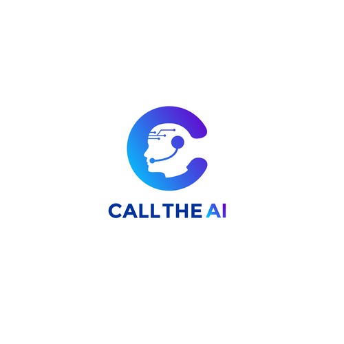 AI Communication Logo Design by yudilima