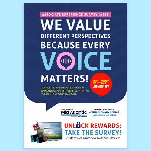 Acme Survey Need 100% Participation Design by Dedi Funda