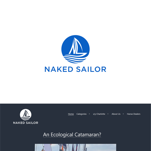 Design an inspiring logo for an honest sailing blog (with ecological aspirations!) Design by aldams