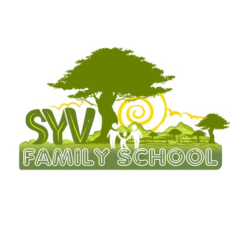 Logo Design Contest for The Family School in Los Olivos, California Design by Dezintrend1