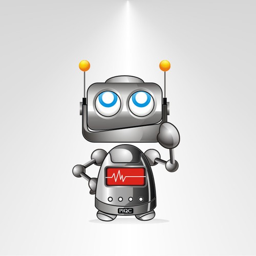 Pixar-esque Mascot & Logo - Cute, Modern, 3D Robot-Pixie Design by DORARPOL™