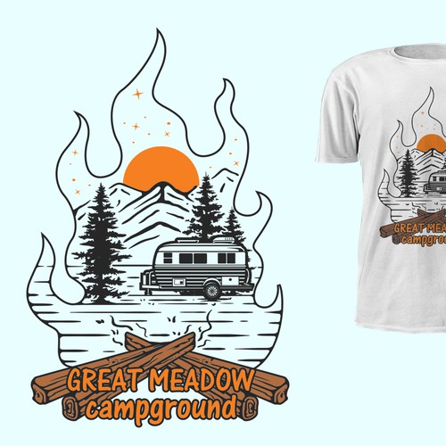 Great Meadow Campground looking For New Sweatshirt Design Design by Sendisign