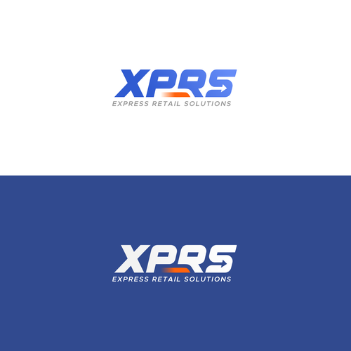 XPRS Express Retail Solutions Logo. Mass distribution company Diseño de Bayudaswara