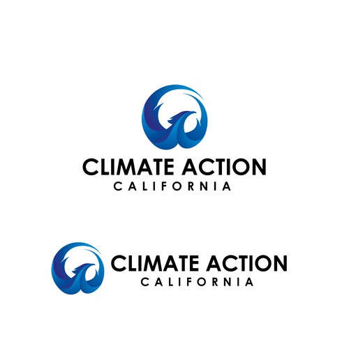 Climate Action California Logo Diseño de MrHamster
