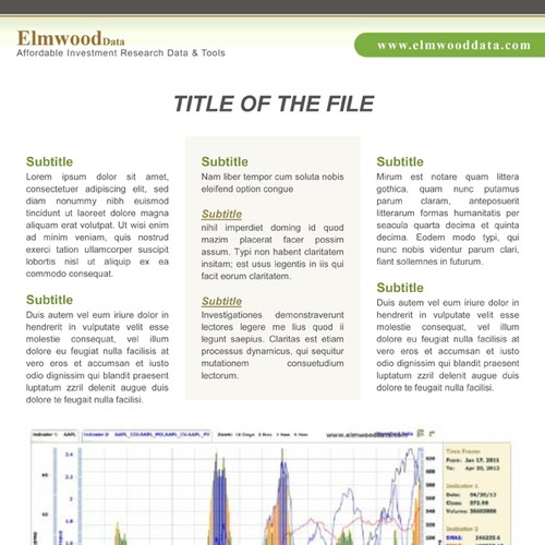 Create the next postcard or flyer for Elmwood Data Design von zdenusik