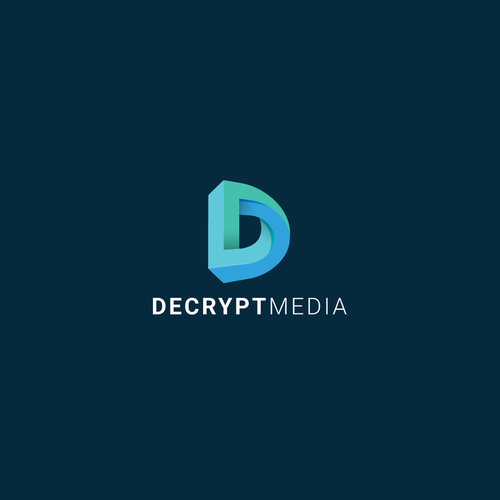 Design a beautiful logo for "Decrypt Media" Design by DaniilTomskyi