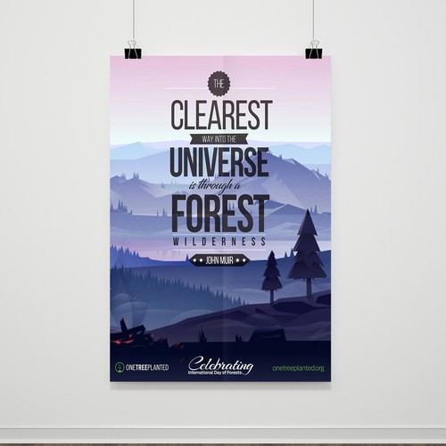Awesome Poster for International Day of Forests Design by InterBrand ✅