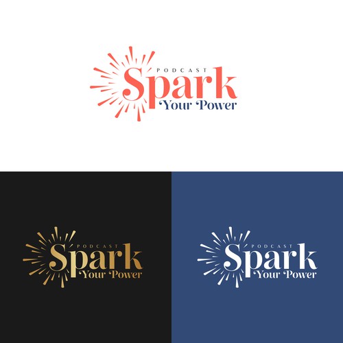 Design my podcast logo - Spark Your Power! Design by Kheyra_Aulia