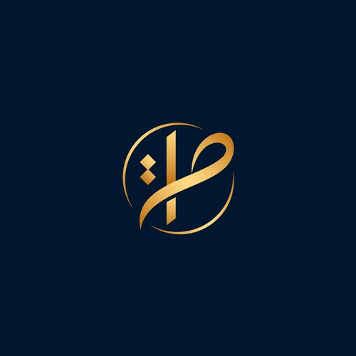 Modernized Arabic letter logo - Conversion rate consultancy Design by NouNouArt