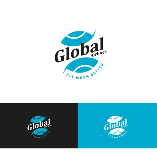 Take off! A Brand New Global Airline logo! Design by rinsku