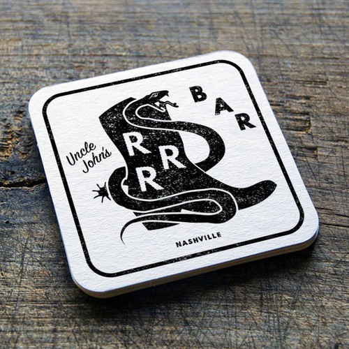 RRR Bar logo contest Design by Gimmick Design Co