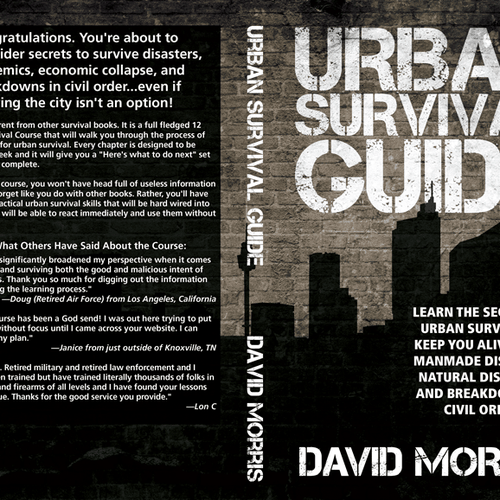 Design di Book Cover Design For Urban Survival Guide di RedEther