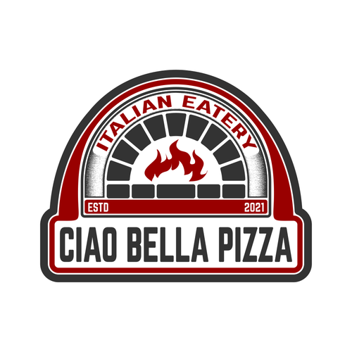 Ciao Bella Pizza Logo Design by DataDesign99d