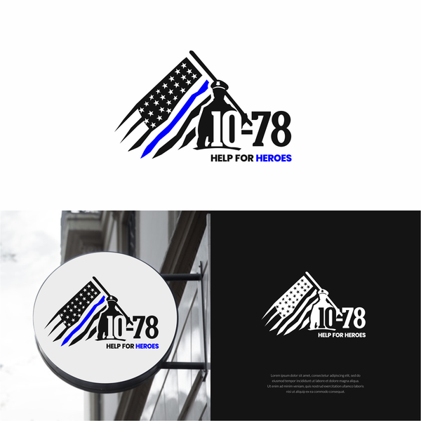 Design by *hardi.99 titled "Logo for non-profit wishing to help injured first responders and/or their families"