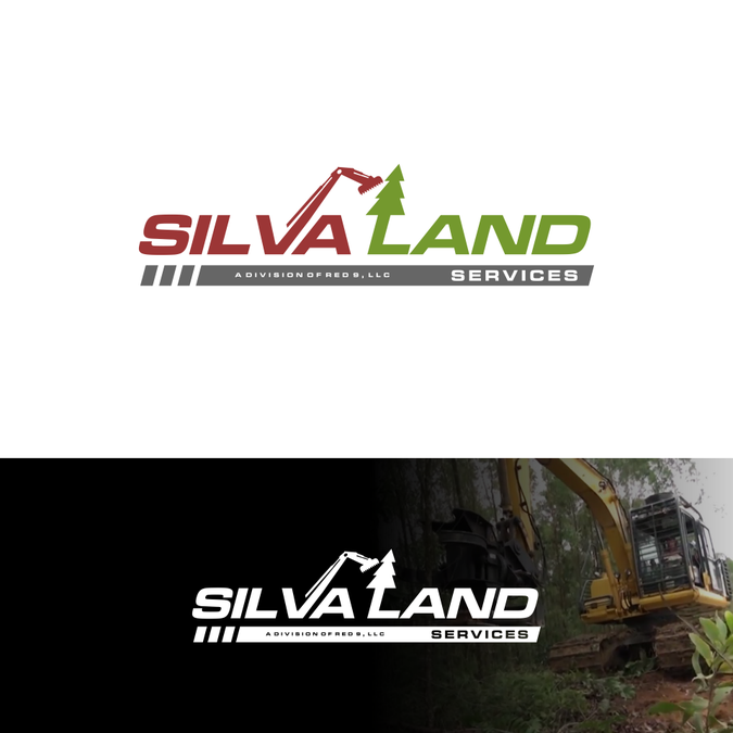 Excavator Mulching Logo | Logo Design Wettbewerb