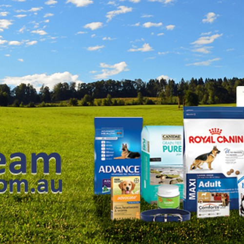 EASY facebook cover photo for an ONLINE PET STORE. Design by gogocreative