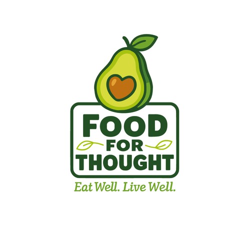 Fresh, Playful Island-Inspired Logo for Food For Thought – Organic Café & Market in the Florida Keys Design by marianaa