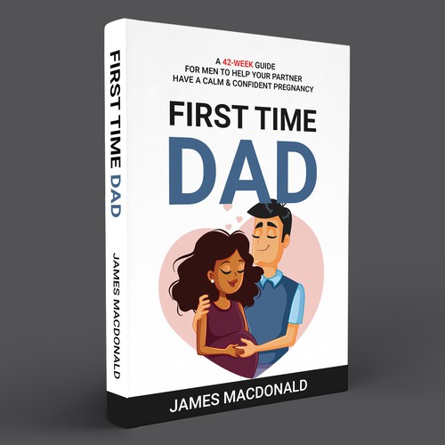 Book cover art appealing to First Time Dad & Expectant Mums Design réalisé par Masud007