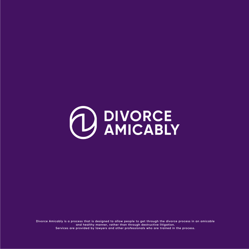 Logo for a new, healthy way for reasonable people to divorce Design by HenDsign™