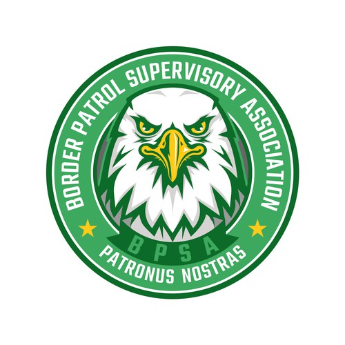 Border Patrol Supervisors Association Eagle Logo Design Design by brint'X