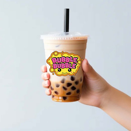 BUBBLE BUBBLE, brand of Bubble tea need its logo Design by JenX Creative ✧˖°.