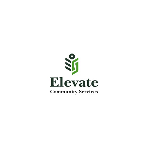 Elevate Community Services Logo Diseño de Artisans®