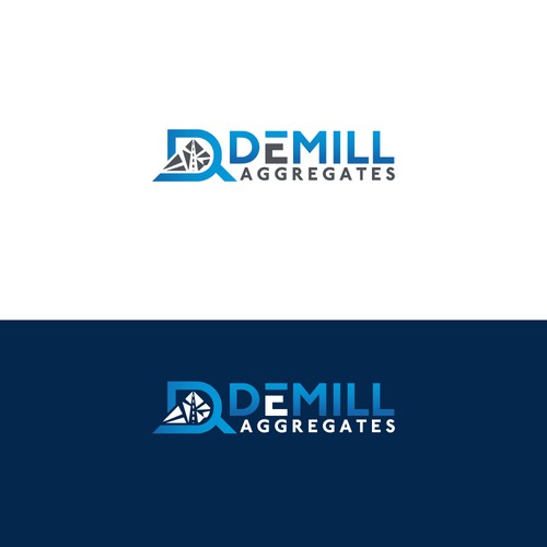 Looking for simple and professional logo for our aggregate company Design by fiqrez