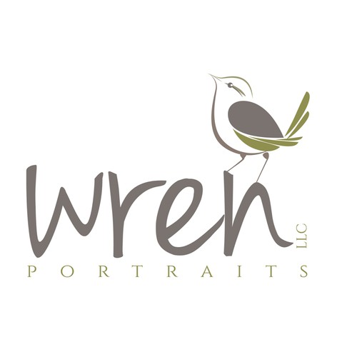 Create a fun logo for Wren Portraits, a family oriented portrait photographer Design réalisé par DiannaD.